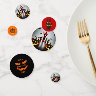 Let's be scary Happy Halloween Jack 'o Lantern Con