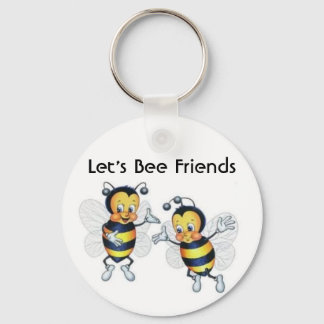Let's Bee Friends Keychain
