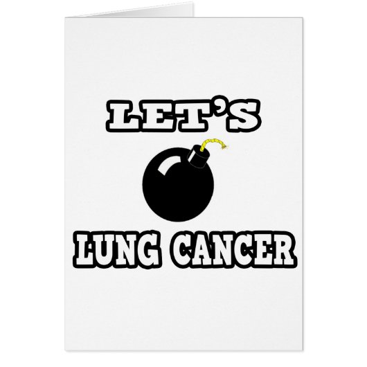 Let's Bomb Lung Cancer Cards (Front)