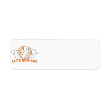 Let's Boo-gie Label by casper at Zazzle