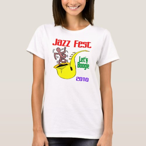 Lets Boogie At Jazz Fest T_Shirt