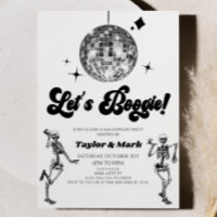 Let's Boogie! Disco Ball Skeletons Halloween Party