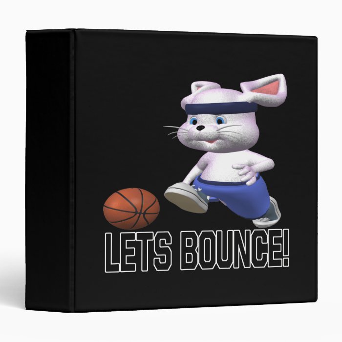 Lets Bounce 3 Ring Binders