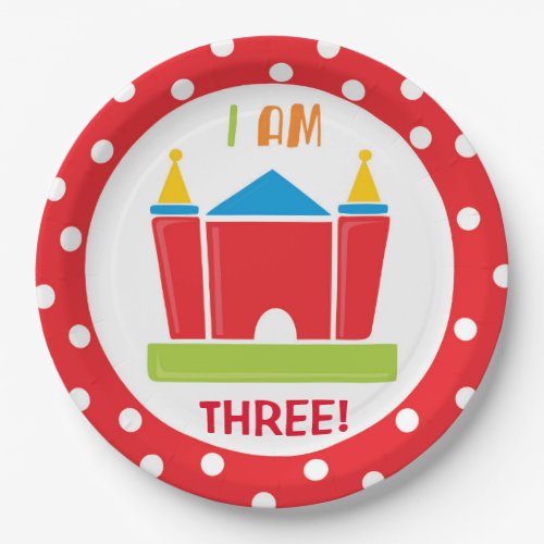 Lets Bounce Birthday Party Plates