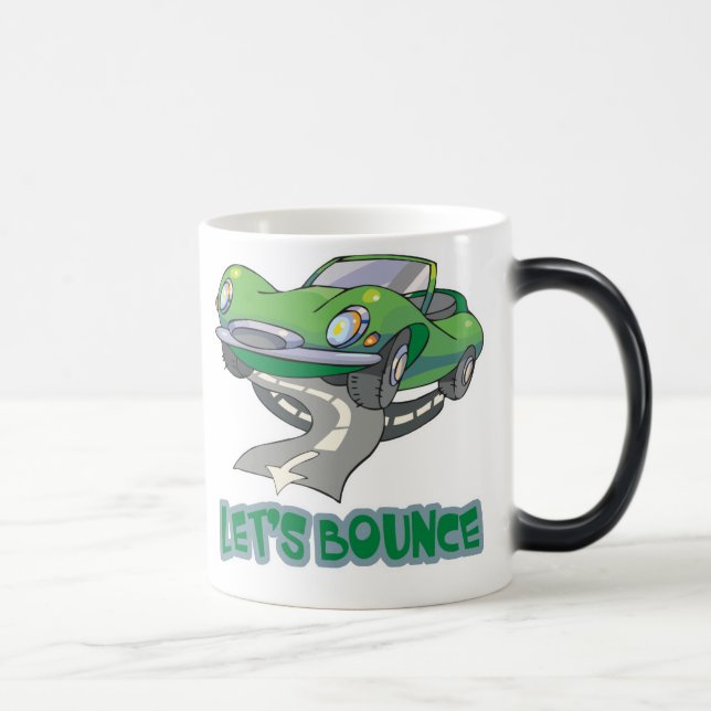 Lets Bounce Car Color Morph Mug (Right)