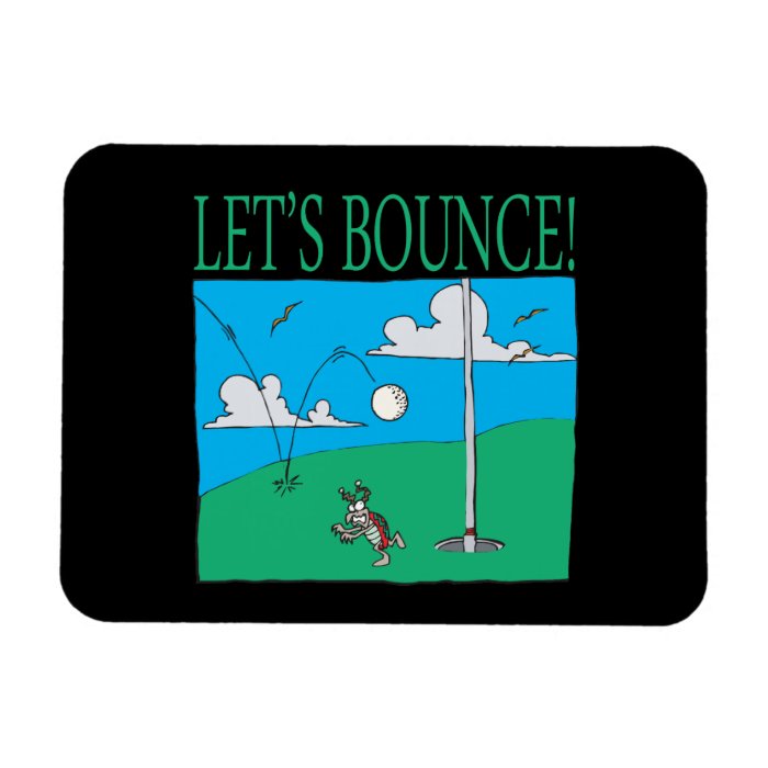 Lets Bounce Rectangle Magnets