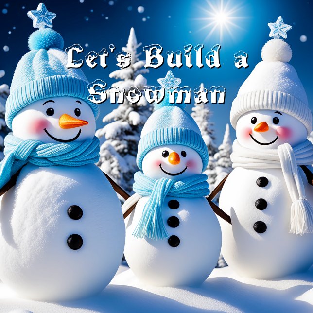  Let's Build a  Snowman Keepsake Ornament Card (Creator Uploaded)