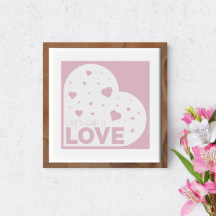 Let's call it Love. Poster