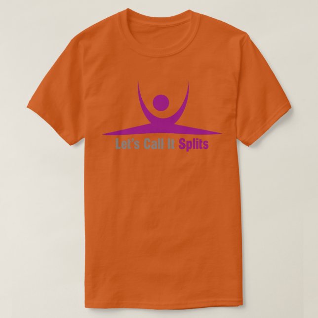 Lets Call It Splits Abstract Hanuman Asana Style S T-Shirt (Design Front)