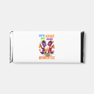 Let's Candy Drink Till Dawn Oktoberfest Hershey Bar Favors
