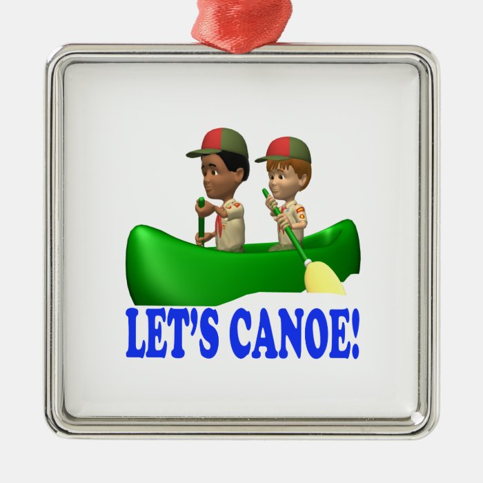 Lets Canoe Ornament