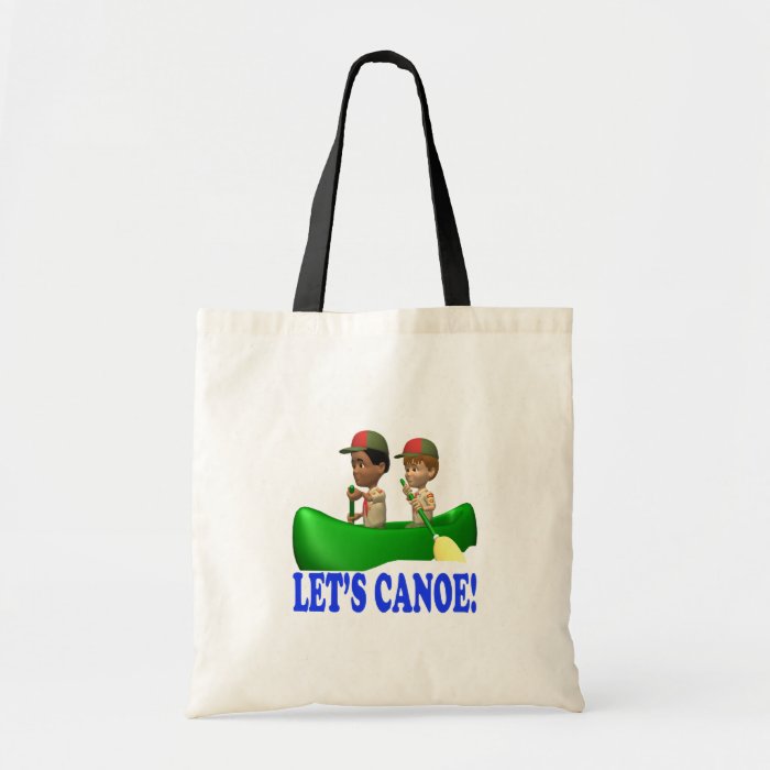 Lets Canoe Tote Bags