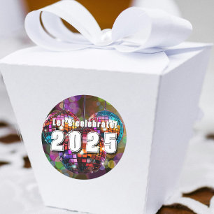 Let's Celebrate 2025 Classic Round Sticker