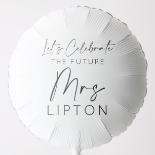 Let's Celebrate Bridal Shower Mrs To Be Balloon