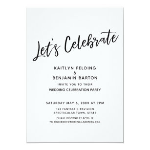 Reception Only Invitations Zazzle