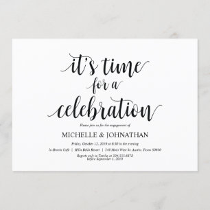 Lets celebrate, Engagement Party invites