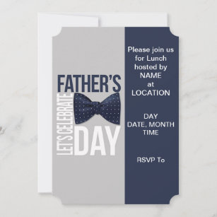 Let's Celebrate Father’s Day Party Invitations