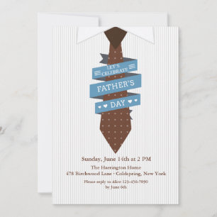 Let's Celebrate Father's Day Invitation