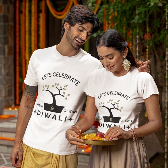 Lets celebrate green & clean Diwali T-Shirt (Creator Uploaded)