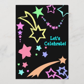 Let's Celebrate! Invitation by paperperfections at Zazzle