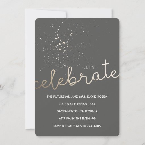 Let's Celebrate! Invitation 