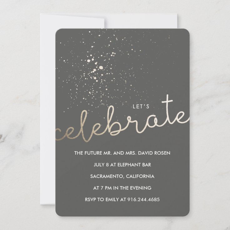 Let's Celebrate! Invitation | Zazzle