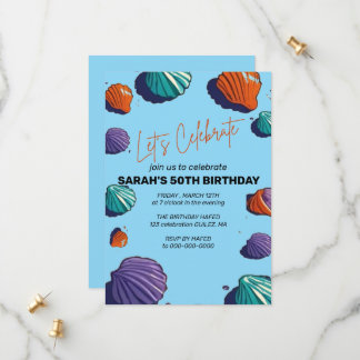 Let's Celebrate Invitation Template, Editable Surp