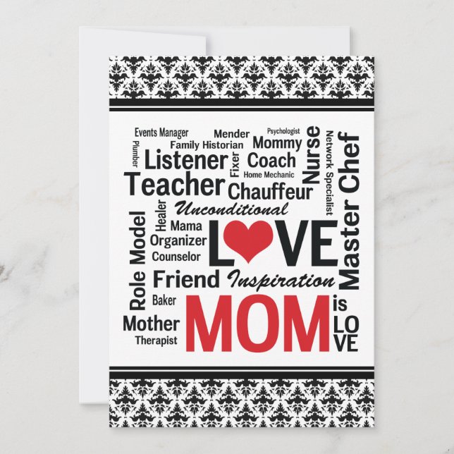 Let's Celebrate Mom! Mother's Day /Mom's Birthday Invitation (Front)