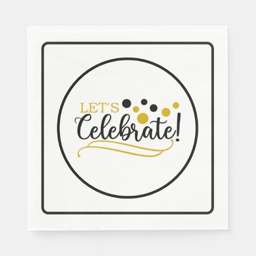 Lets Celebrate Napkins