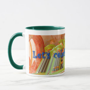 Let's celebrate organs -  green mug