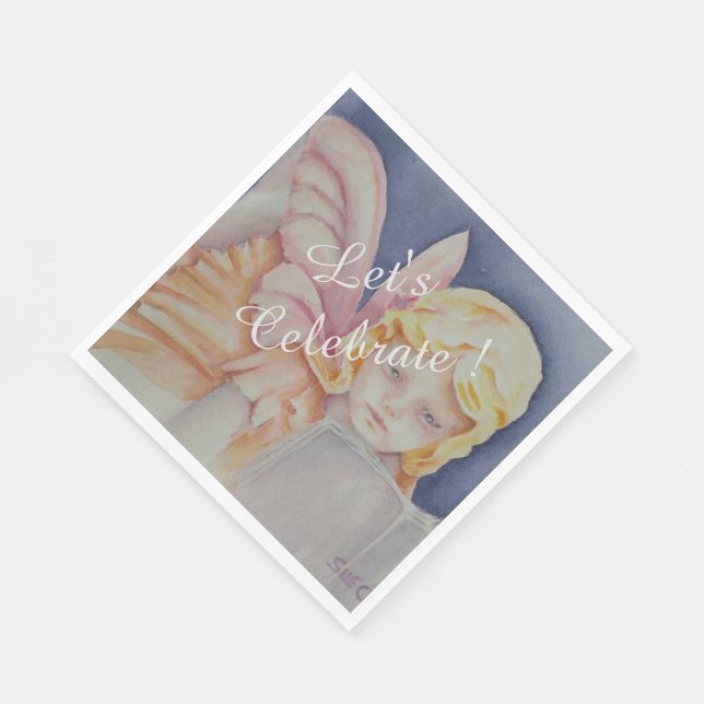 Let's Celebrate Reading Napkins (Corner)