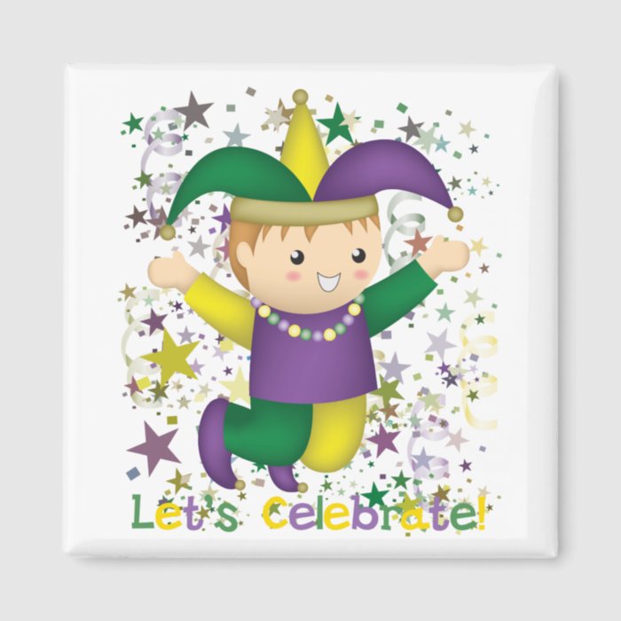 Let's Celebrate Refrigerator Magnet