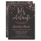 "Let's celebrate" Rose Gold & Gray Glitter Trendy
