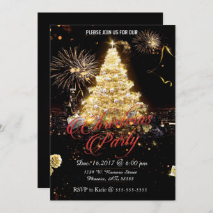 Let's Celebrate The Holidays Invitation