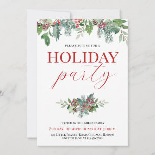 Let's Celebrate the Season Holiday Party Invitation