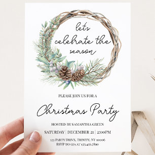 Let's Celebrate the Season Holiday Party Invitation