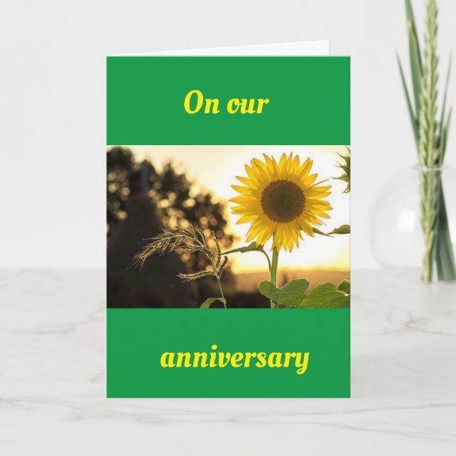 LET'S CELEBRATE **US*** ON OUR ANNIVERSARY CARD (Front)