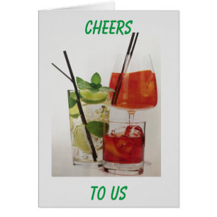 LET'S CELEBRATE "US" OUR "ANNIVERSARY" CHEERS! CARDS