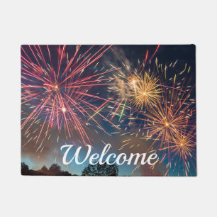 Let's Celebrate Welcome Doormat