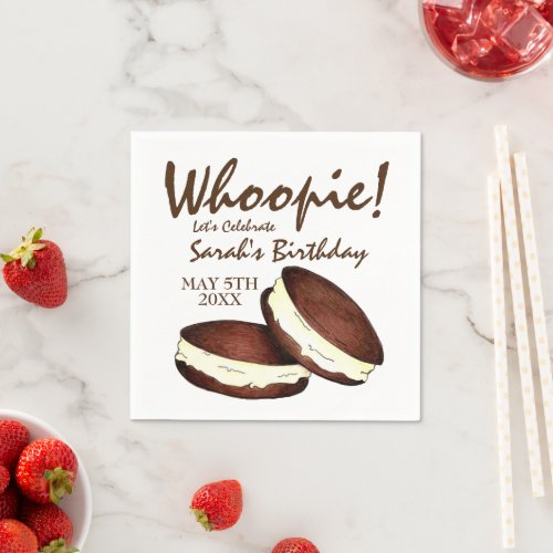 Lets Celebrate Whoopie Pies Birthday Party Napkins