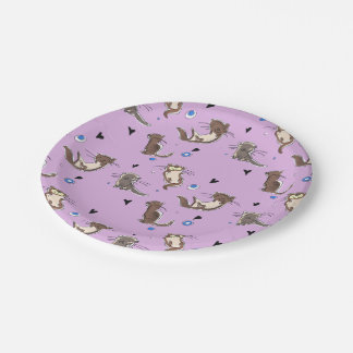 Let's celebrate with our friend otter! paper plates