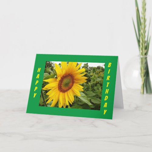 LETS CELEBRATE YOU SIS SUPER SUNFLOWER CARD