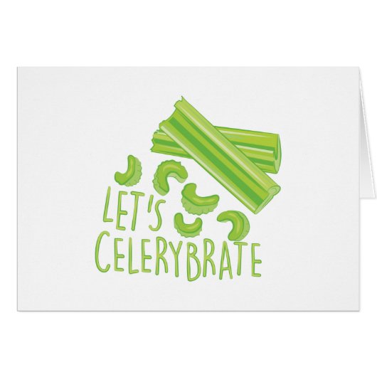 Lets Celerybrate Cards (Front Horizontal)