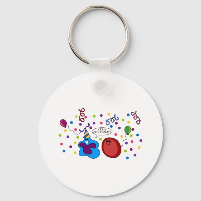 Let's Cellebrate Keychain (Front)