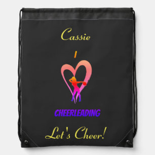 Let's Cheer Drawstring Bag