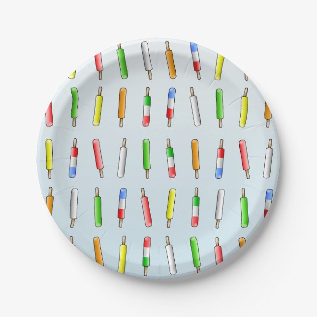 Let's Chill Birthday Paper Plates (Front)