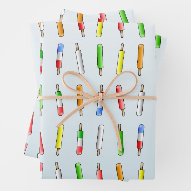 Let's Chill Birthday Wrapping Paper Sheets (In situ)