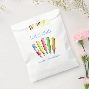 Let's Chill with Cool Popsicles Favor Bag