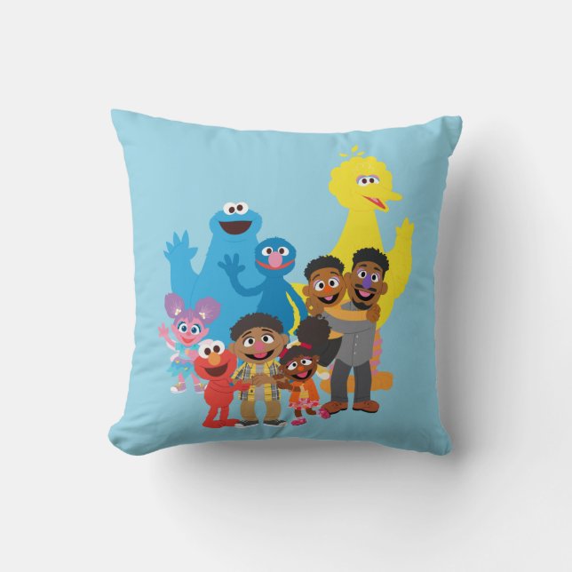 Let's Come Together Throw Pillow (Front)