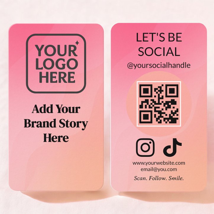 Lets Connect Business Card